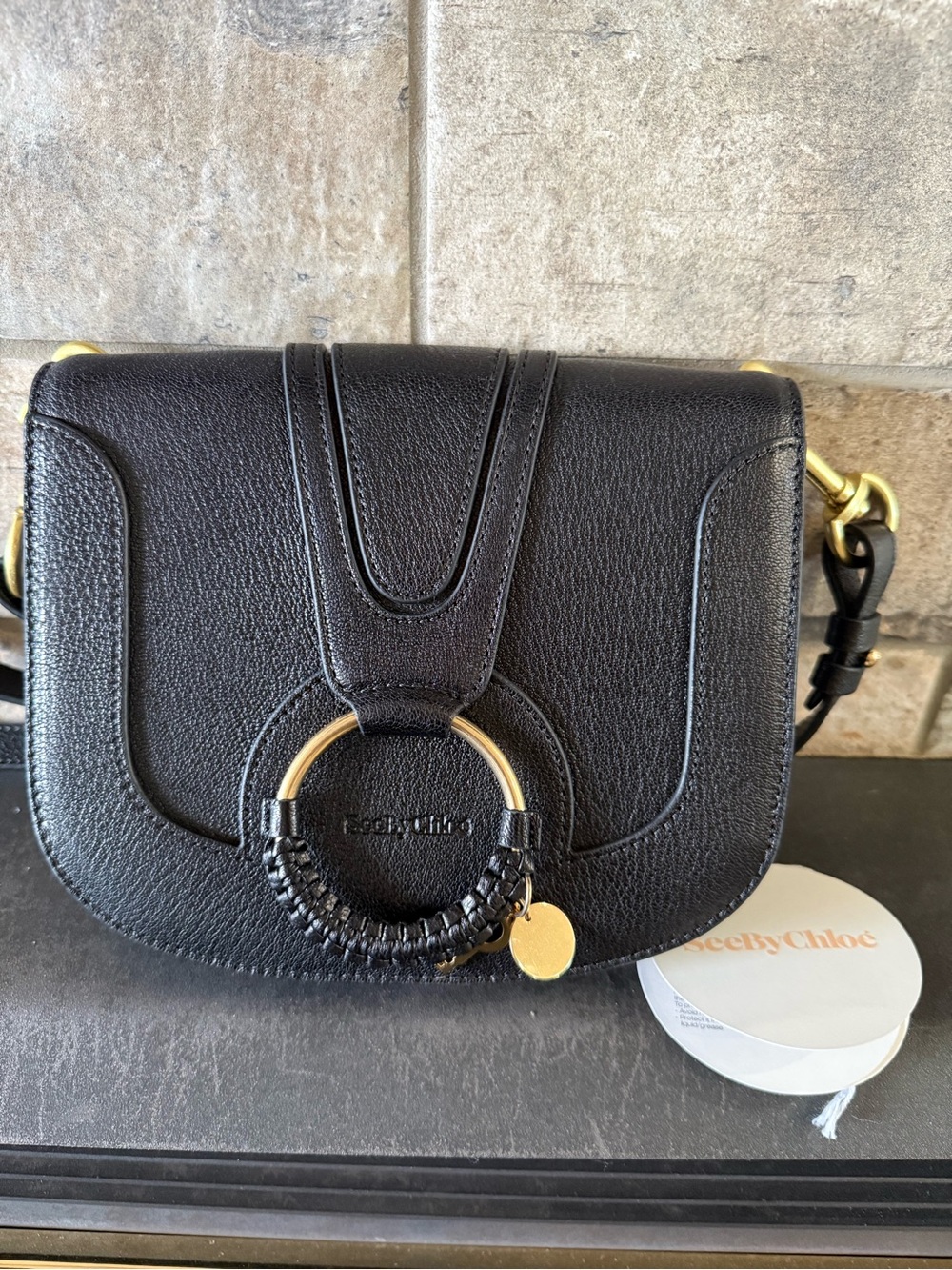 See By Chloe Black Leather Crossbody Bag